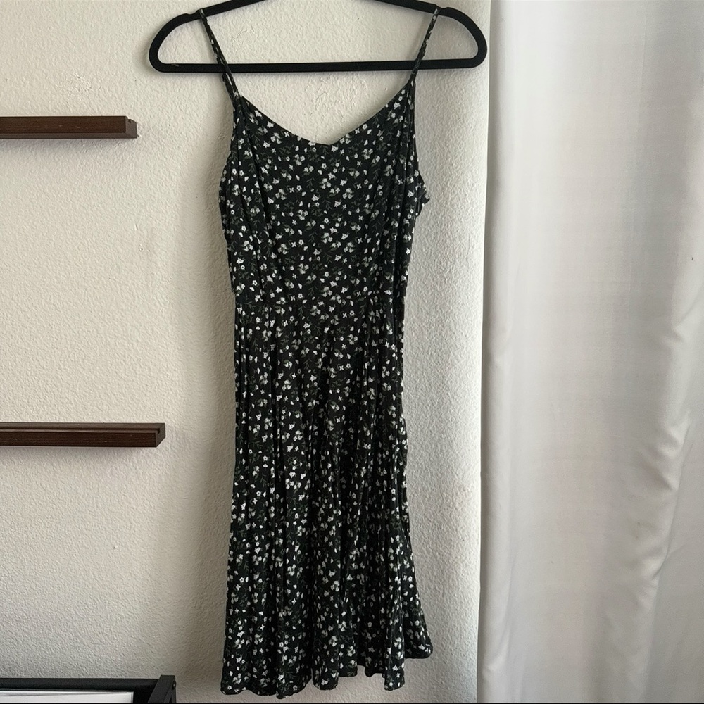 Black Floral Dress | Old Navy